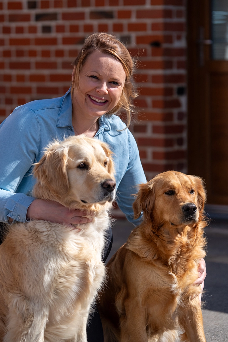 Julie éleveuse golden retriever élevage cœur des Flandre Hauts de France